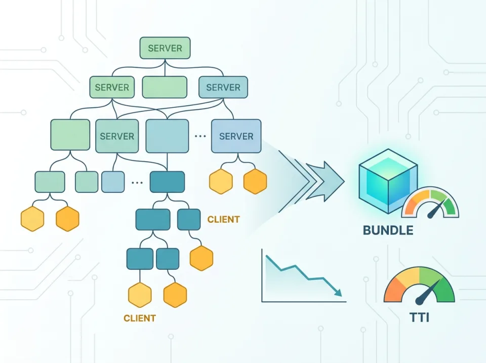 Optimasi Bundle Client di Next.js 16 dengan Pemisahan Komponen