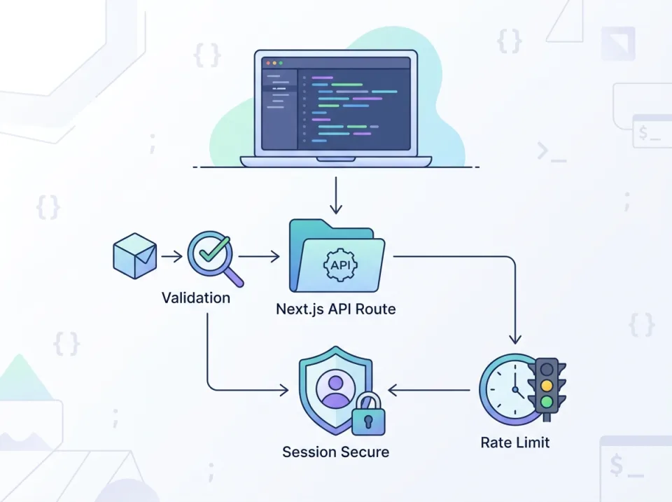 Hardening API Routes Next.js: Validasi, Session Secure, dan Rate Limit