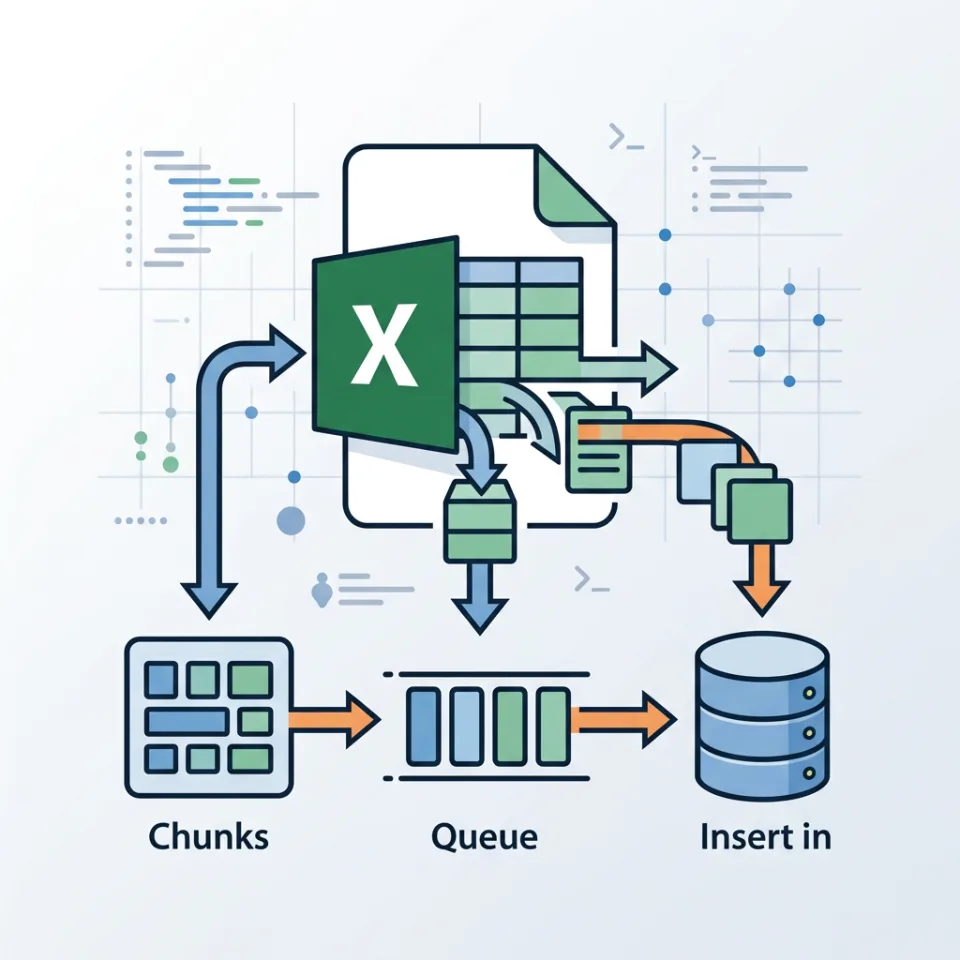 Import Excel Laravel Timeout: Pecah Proses dengan Queue, Chunk, dan Batch Insert