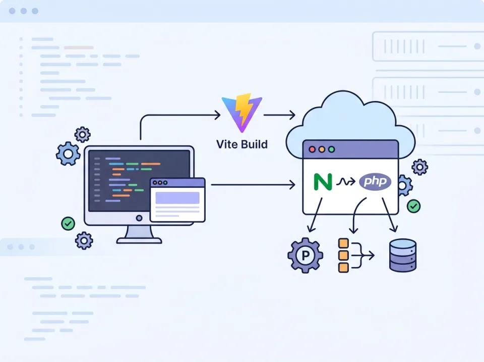 Deploy Laravel + Inertia.js ke VPS dengan Nginx, PHP-FPM, dan Vite