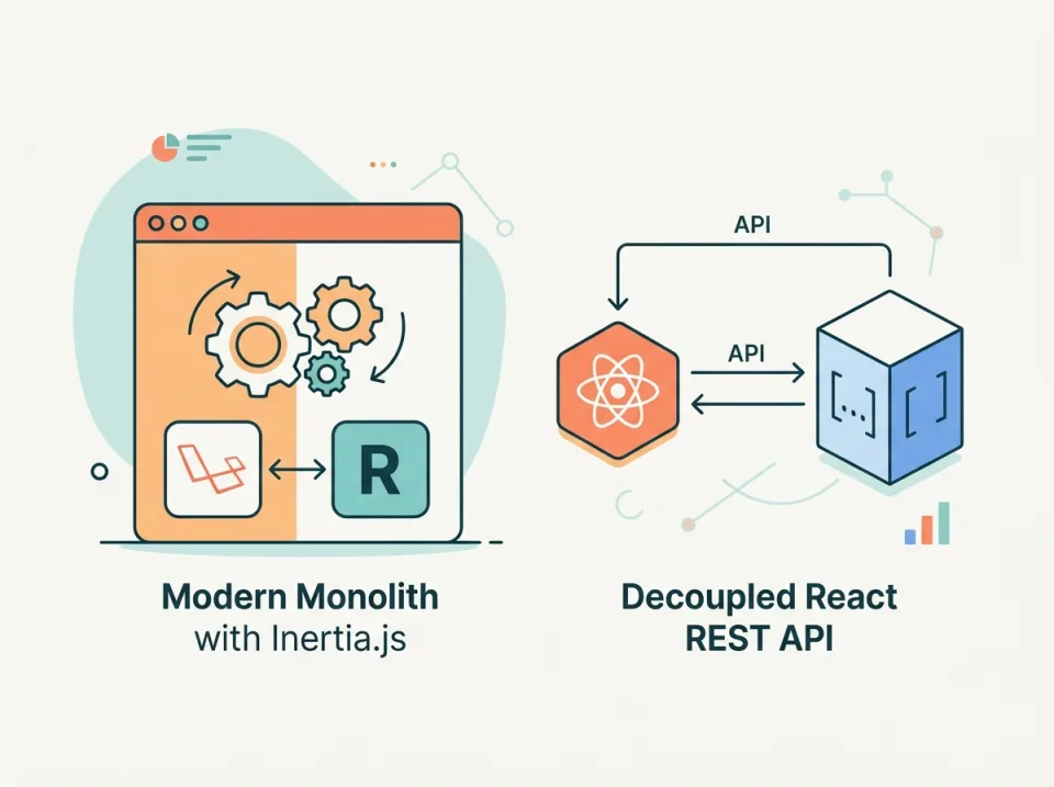 Inertia.js vs React REST API: Alasan Memilih Modern Monolith